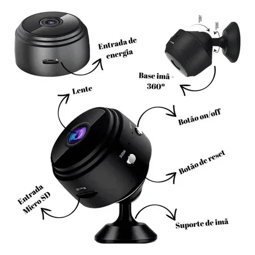 Mini Camera Espiã WIFI A9